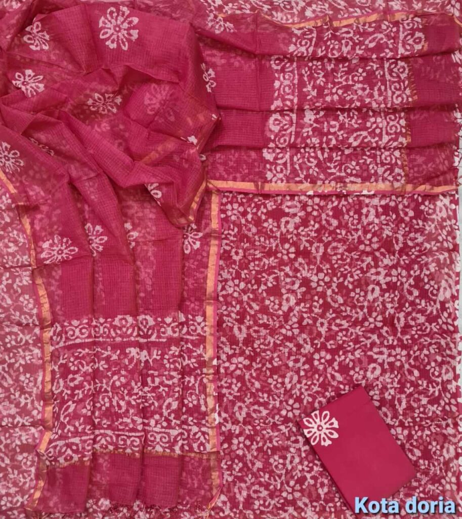 Kota doria dress material – Sankalpa Angadi